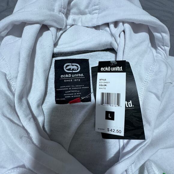 ecko unltd Short sleeve hoodie Mens Large - Picture 8 of 8